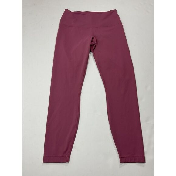 Yogalicious Lux High Waisted Cropped Leggings Womens Sz Small Pink Orchid Haze - Picture 1 of 7